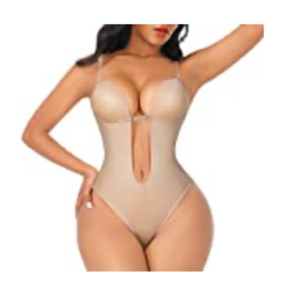 FeelinGirl Body Shaper for Women Backless Built-in Bra Body Shape